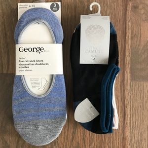 6 Pairs of NWT No Show Socks Vince Camuto & George